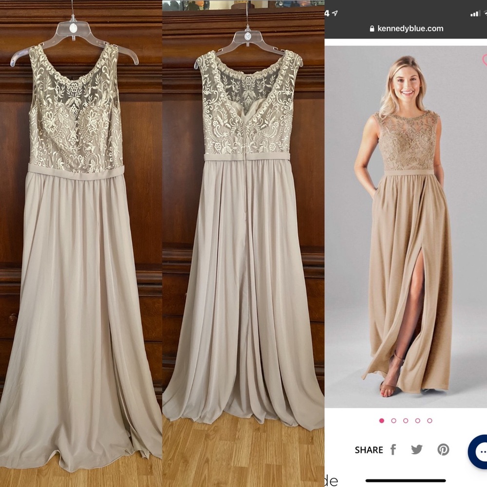 Formal and/or Bridesmaids dress - color Latte